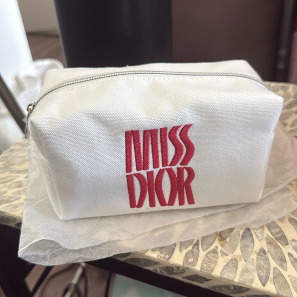 Miss Dior White and pink Trousse Pouch - Picture 1 of 8
